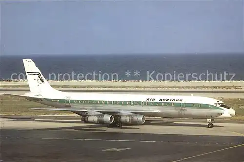 Flugzeuge Zivil Air Afrique DC 8 53 TU TCA c n 45670 Kat. Airplanes Avions