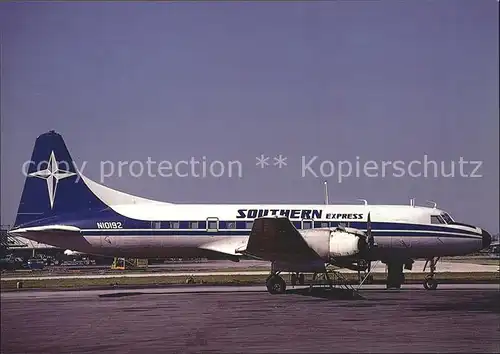 Flugzeuge Zivil Southern Express Convair 440 N10192 c n 494 Kat. Airplanes Avions