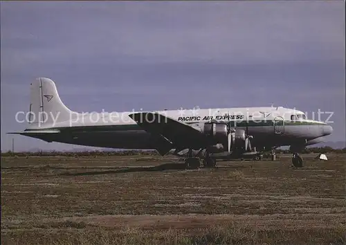 Flugzeuge Zivil Pacific Air Express DC 4 C 54B 15 DO N301JT c n 18375 Kat. Airplanes Avions