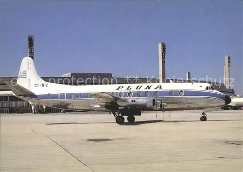 Flugzeuge Zivil Pluna Viscount 827 CX BIZ c n 316 Kat. Airplanes Avions