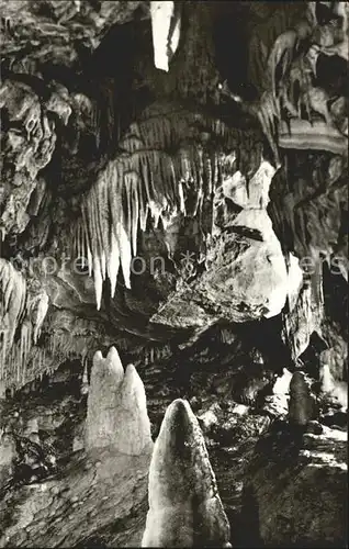 Hoehlen Caves Grottes Bing Hoehle Streitberg Kristallgrotte  Kat. Berge