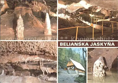 Hoehlen Caves Grottes Belianska Jaskyna Palmova sien Trpaslici haj Kat. Berge