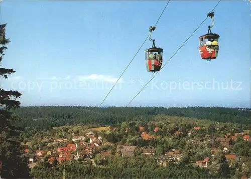 Seilbahn Bocksberg Hahnenklee  Kat. Bahnen