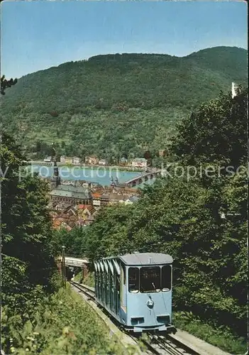 Zahnradbahn Heidelberg am Neckar  Kat. Bergbahn