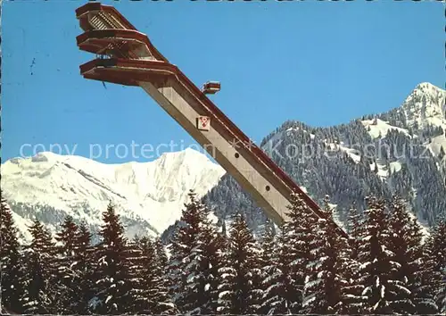 Ski Flugschanze Heini Klopfer Oberstdorf Birgsautal Kat. Sport