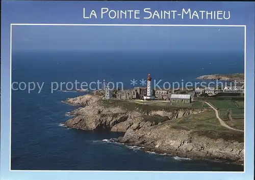 Leuchtturm Lighthouse Pointe Saint Mathieu Kat. Gebaeude