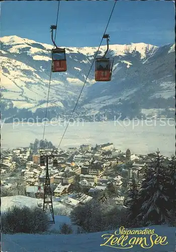 Seilbahn Zell am See Thumersbach  Kat. Bahnen