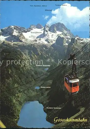 Seilbahn Gosaukamm Hoher Dachstein Gosausee Kat. Bahnen