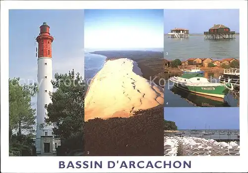 Leuchtturm Lighthouse Phare Cap Ferret Bassin d Arcachon  Kat. Gebaeude