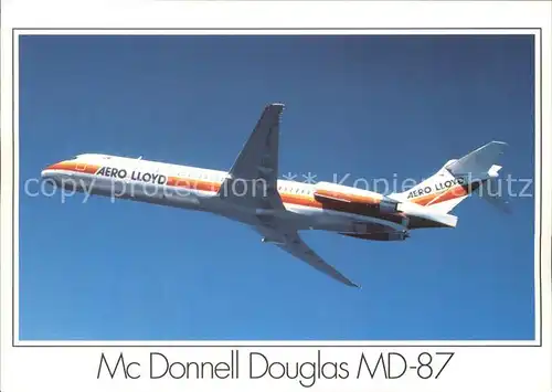 Flugzeuge Zivil Mc Donnell Douglas MD 87 Kat. Airplanes Avions