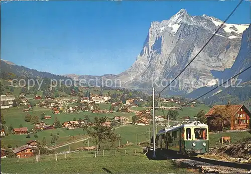 Eisenbahn Grindelwald Wetterhorn  Kat. Eisenbahn