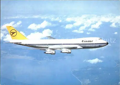 Flugzeuge Zivil Condor Jumbo Jet Boeing 747 Kat. Airplanes Avions
