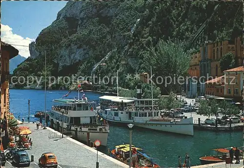 Dampfer Seitenrad Lago di Garda Riva Porto  Kat. Schiffe