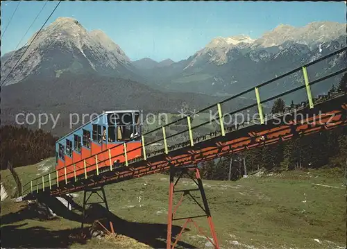 Zahnradbahn Rosshuette Seefeld Tirol Kat. Bergbahn