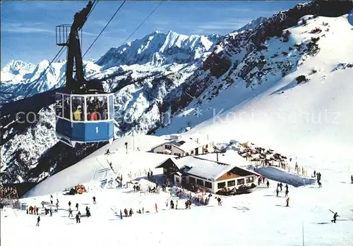 Seilbahn Hochalm Wettersteingebirge  Kat. Bahnen