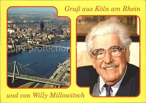 Schauspieler Willy Millowitsch Koeln am Rhein  Kat. Kino und Film