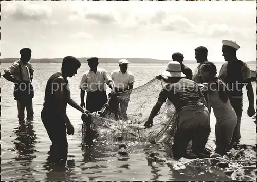 Fischerei Marines du Bassin d Arcachon Peche a la Senne Kat. Handwerk