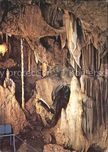 Hoehlen Caves Grottes Attendorf Tropfsteinhoehle Eisbaer Saeule Kat. Berge