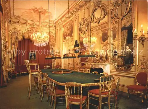 Casino Spielbank Pompadour Saal Baden Baden Roulette  Kat. Spiel