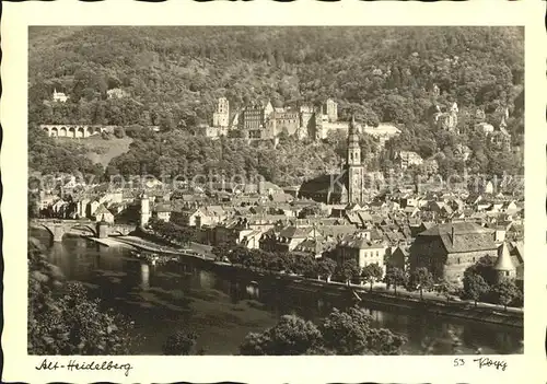 Foto Popp Nr. 53 Alt Heidelberg Kat. Fotografie