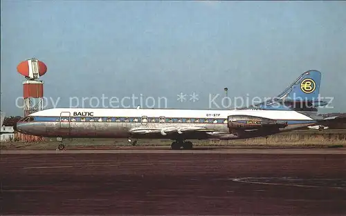 Flugzeuge Zivil Aerospatiale Caravelle 10B OY STF c n 257 Baltic Airlines  Kat. Airplanes Avions