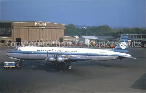 Flugzeuge Zivil Douglas DC 7C F PH DSE c n 45184 816 KLM Royal Dutch Airlines  Kat. Airplanes Avions
