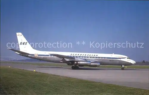 Flugzeuge Zivil Douglas DC 8 30 OY KTA c n 45384 50 SAS Scandinavian  Kat. Airplanes Avions