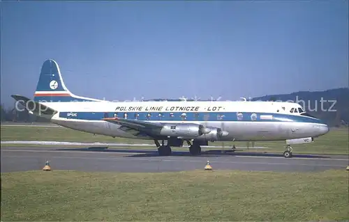 Flugzeuge Zivil Vickers Viscount 804 SP LVC c n 248 LOT Polskie Linie Lotnicze  Kat. Airplanes Avions