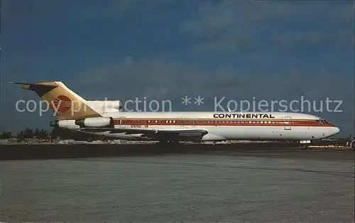 Flugzeuge Zivil Continental Boeing 727-227 N76752 S/N 21248 / Airplanes Avions /