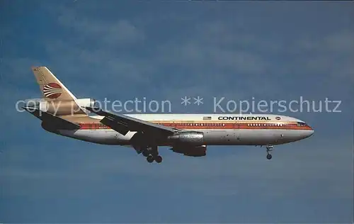 Flugzeuge Zivil Continental McDonnell Douglas DC-10-10 N68044 S/N 46903 / Airplanes Avions /