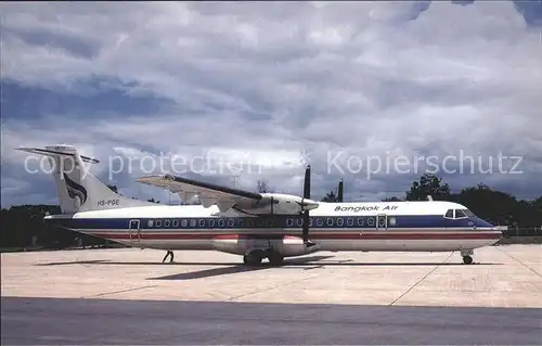 Flugzeuge Zivil ATR72 200 HS PGE Bangkok Air  Kat. Airplanes Avions