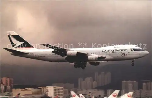 Flugzeuge Zivil Boeing 747 200 VR HIF Cathay Pacific  Kat. Airplanes Avions