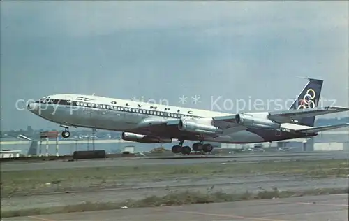 Flugzeuge Zivil Olympic Airways Boeing 707 384C c n 18948 SX DBA Kat. Airplanes Avions