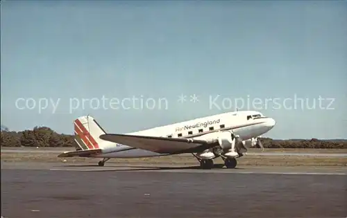 Flugzeuge Zivil Air New England Douglas DC 3 Kat. Airplanes Avions