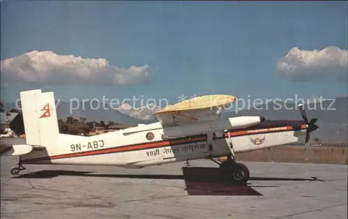 Flugzeuge Zivil Royal Nepal Airlines Pilatus PC 6 B2 H2 Turbo Porter 9N ABJ Kat. Airplanes Avions
