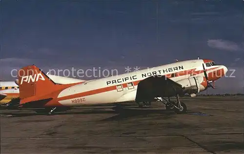 Flugzeuge Zivil Pacific Northern Airlines DC 3 N999Z Kat. Airplanes Avions