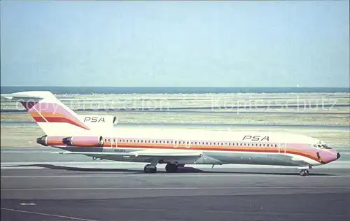 Flugzeuge Zivil Pacific Southwest Airlines Boeing 727  Kat. Airplanes Avions