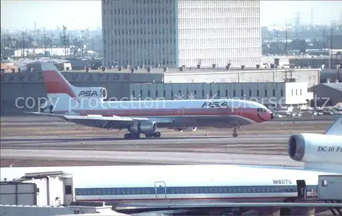 Flugzeuge Zivil PSA Pacific Southwest Airlines Lockheed L 1011  Kat. Airplanes Avions