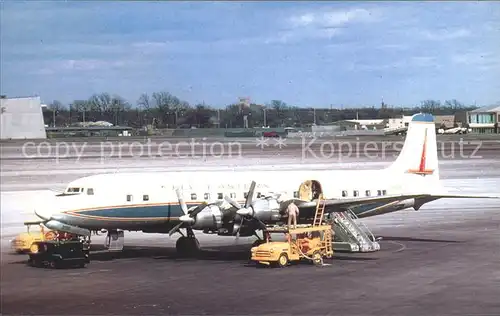 Flugzeuge Zivil Eastern Airlines DC 7  Kat. Airplanes Avions