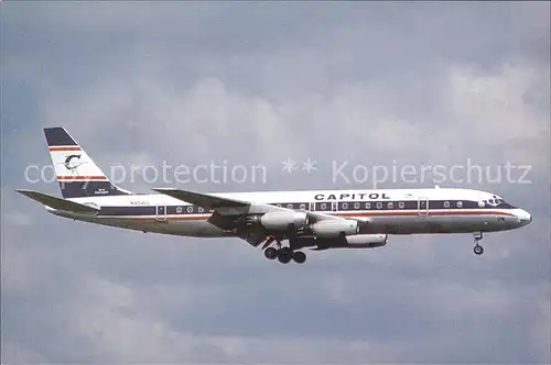 Flugzeuge Zivil Capital DC 8 32 N904CL C N 45376  Kat. Airplanes Avions