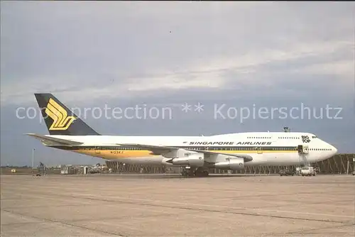 Flugzeuge Zivil N123KJ Boeing 747 312 C N 23243 Singapore Airlines  Kat. Airplanes Avions