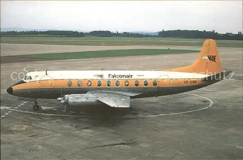 Flugzeuge Zivil Falconair SE CNK Vickers 784 Viscount C N 300 Kat. Airplanes Avions