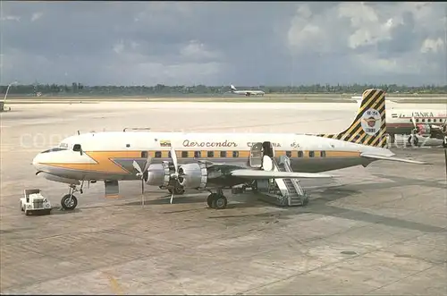 Flugzeuge Zivil Aerocondor Colombia HK 754 Douglas DC 6 C N 43111 Kat. Airplanes Avions