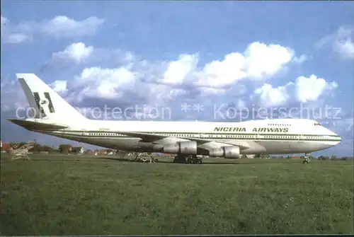 Flugzeuge Zivil Nigeria Airways B 747 2B4B combi N 204AE c n 21099 Kat. Airplanes Avions
