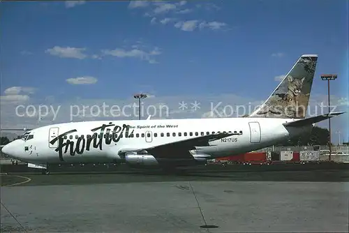 Flugzeuge Zivil Frontier Lioness Cub Boeing 737 N217US Kat. Airplanes Avions