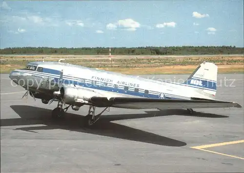 Flugzeuge Zivil Finnish Airlines MDC Douglas DC 3A OH LCH cn 6346 Kat. Airplanes Avions