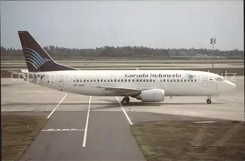 Flugzeuge Zivil Garuda Indonesia Airways PK GWA Boeing 737 3Q8 c n 24403 Kat. Airplanes Avions