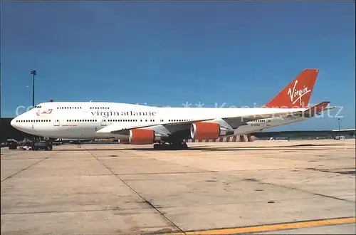 Flugzeuge Zivil Virgin Atlantic Airways Boeing 747 400 G BFAB  Kat. Airplanes Avions