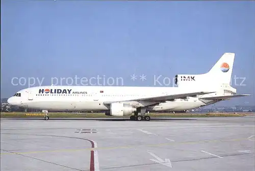 Flugzeuge Zivil Holiday Airlines IMK Travel L 1011 385 Tristar 1 TC RAG cn 193A 1004  Kat. Airplanes Avions