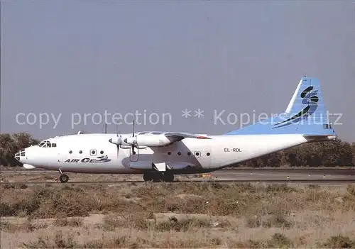 Flugzeuge Zivil Air Cess AN12 EL RDL  Kat. Airplanes Avions